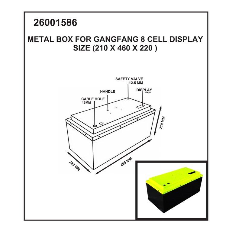 Metal Box for Ganfeng 8 Cell Display (210x460x220 mm) - Image 2